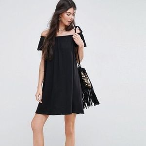 ASOS Tall Off Shoulder Mini Dress